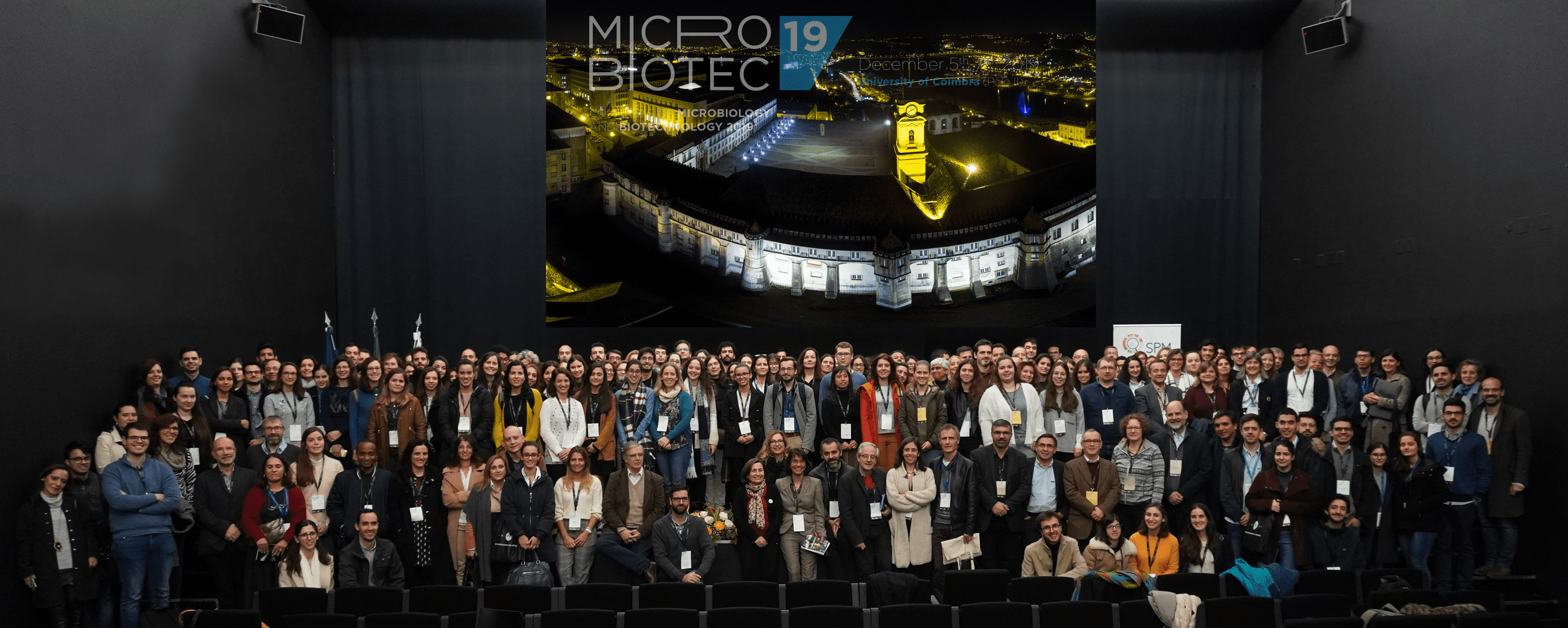 Microbiotec’19 - Participantes no último dia do evento, no Auditório do Polo II