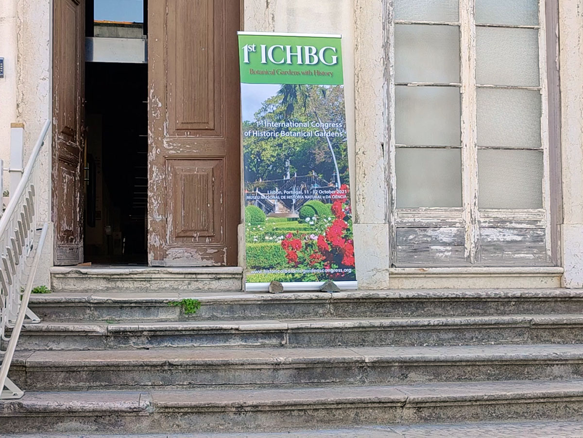 1st International Congress of Historic Botanical Gardens organized by pela Organideia at The National Museum of Natural History and Science (MUHNAC)